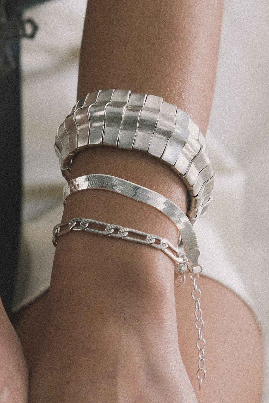 Goddess Jewelry Silver Aurelian Chain Bracelet
