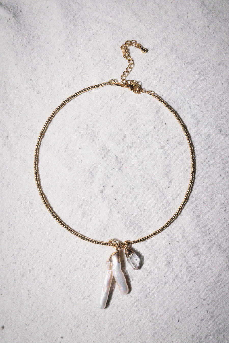 Donna Italiana Jewelry Gold / 11.5 Inches Crystal Nymph Collar