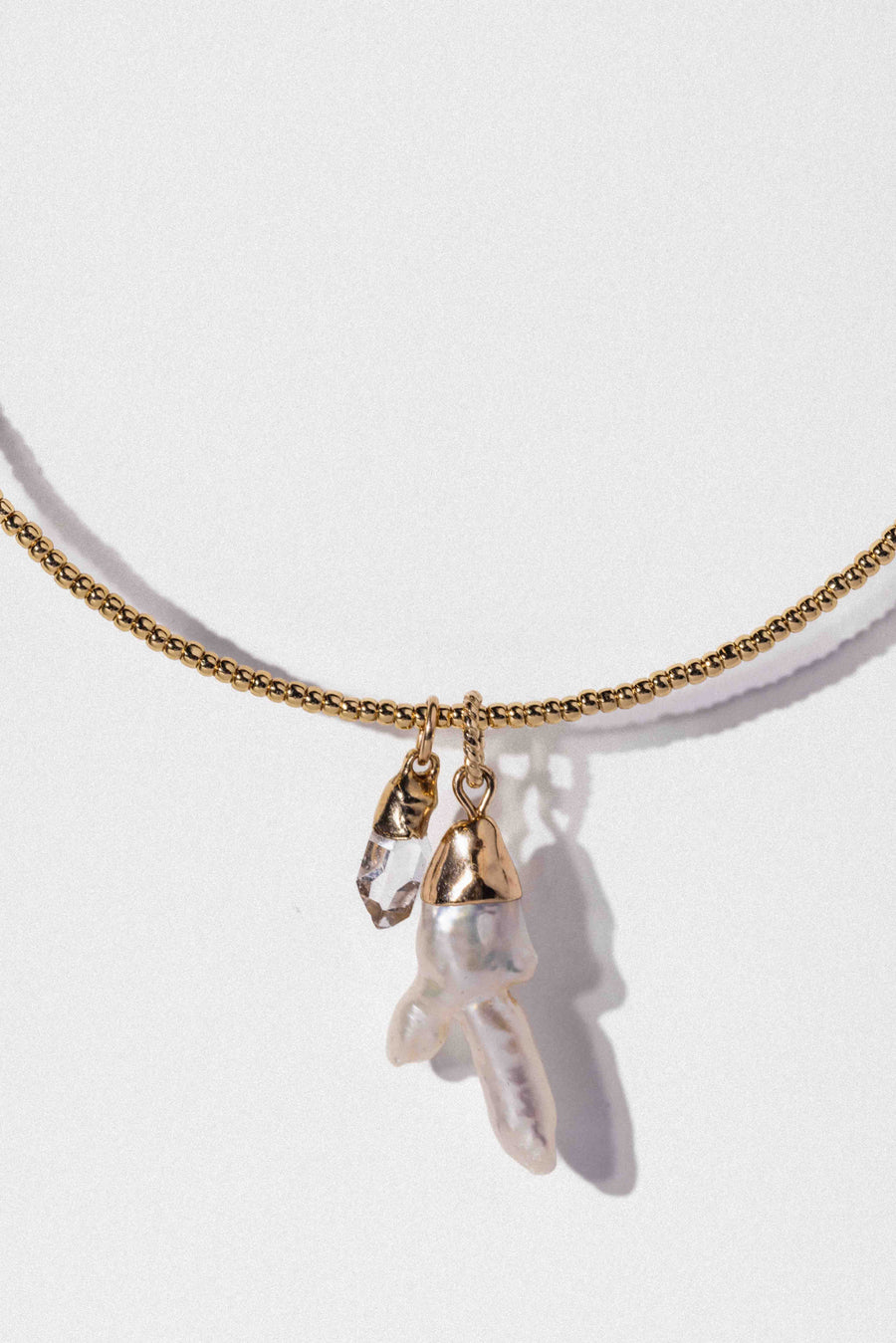 Donna Italiana Jewelry Gold / 11.5 Inches Crystal Nymph Collar