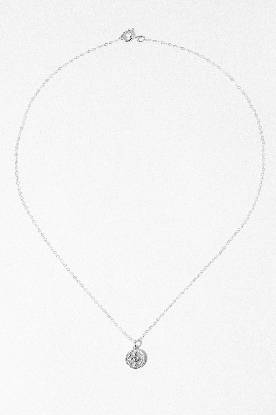 Aimvogue Jewelry 16 Inches / Silver Delicate Protection Necklace