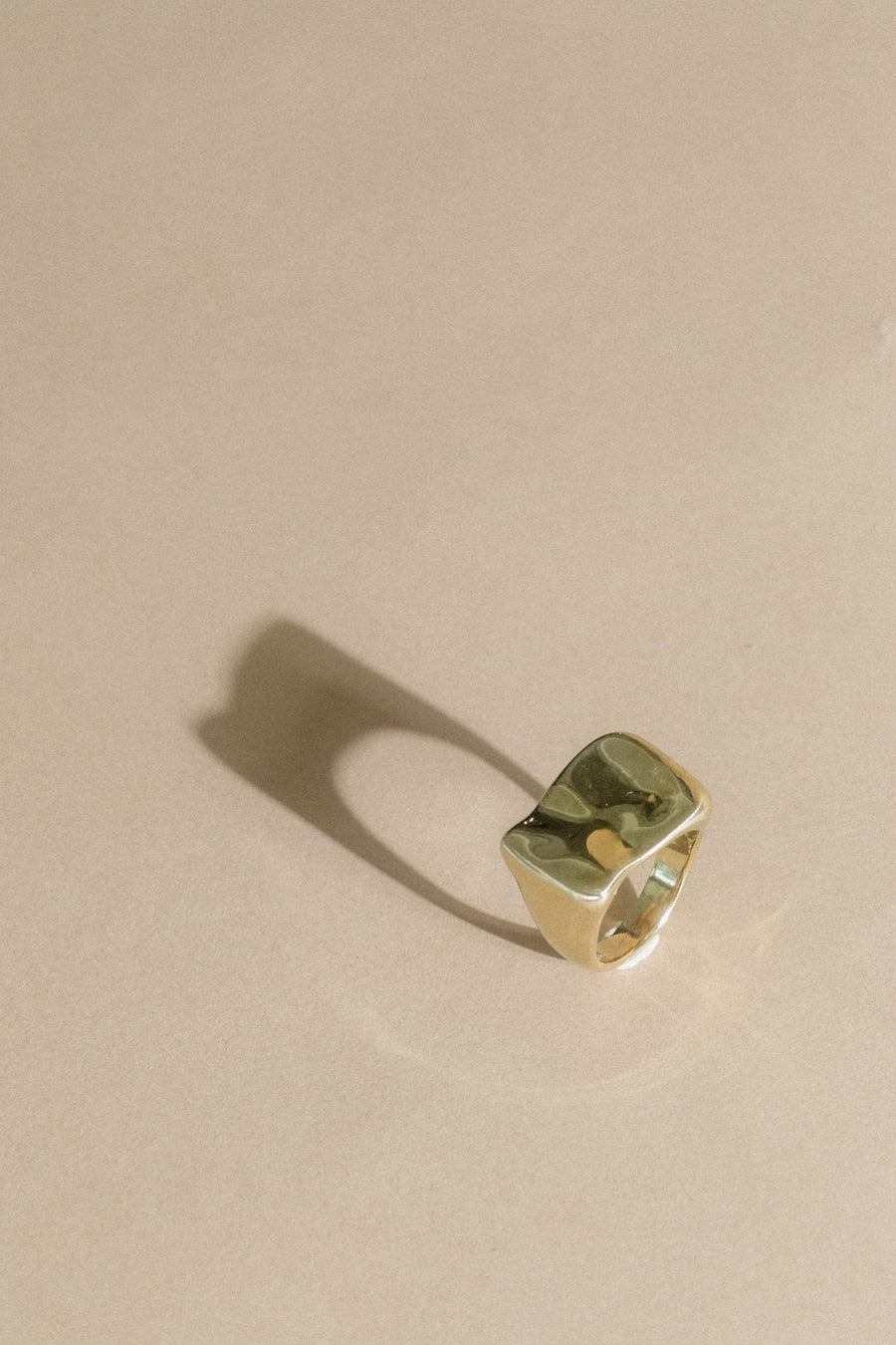 Cashmere Cactus Jewelry Divinity Ring.. Brass