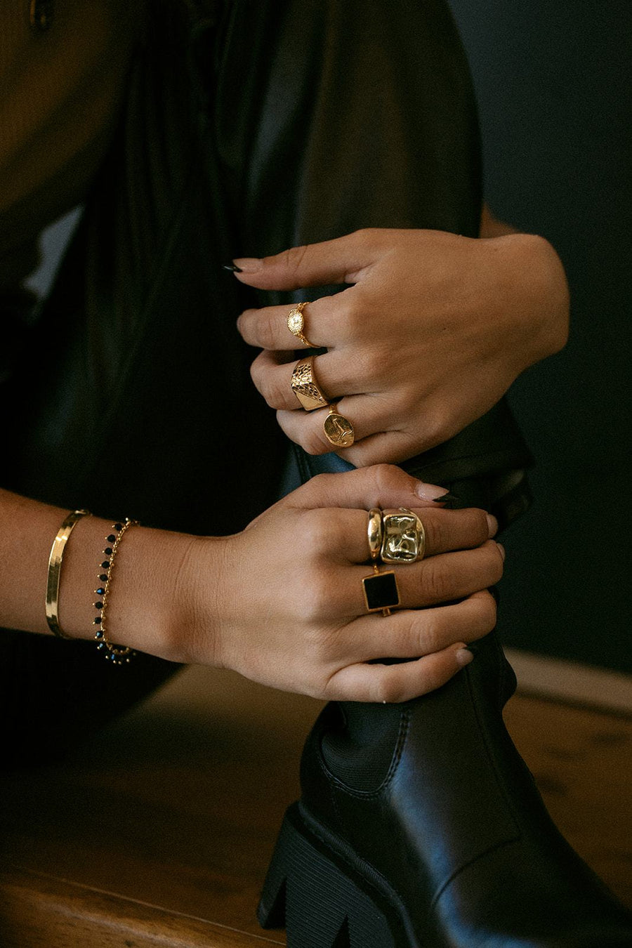 Cashmere Cactus Jewelry Divinity Ring.. Brass