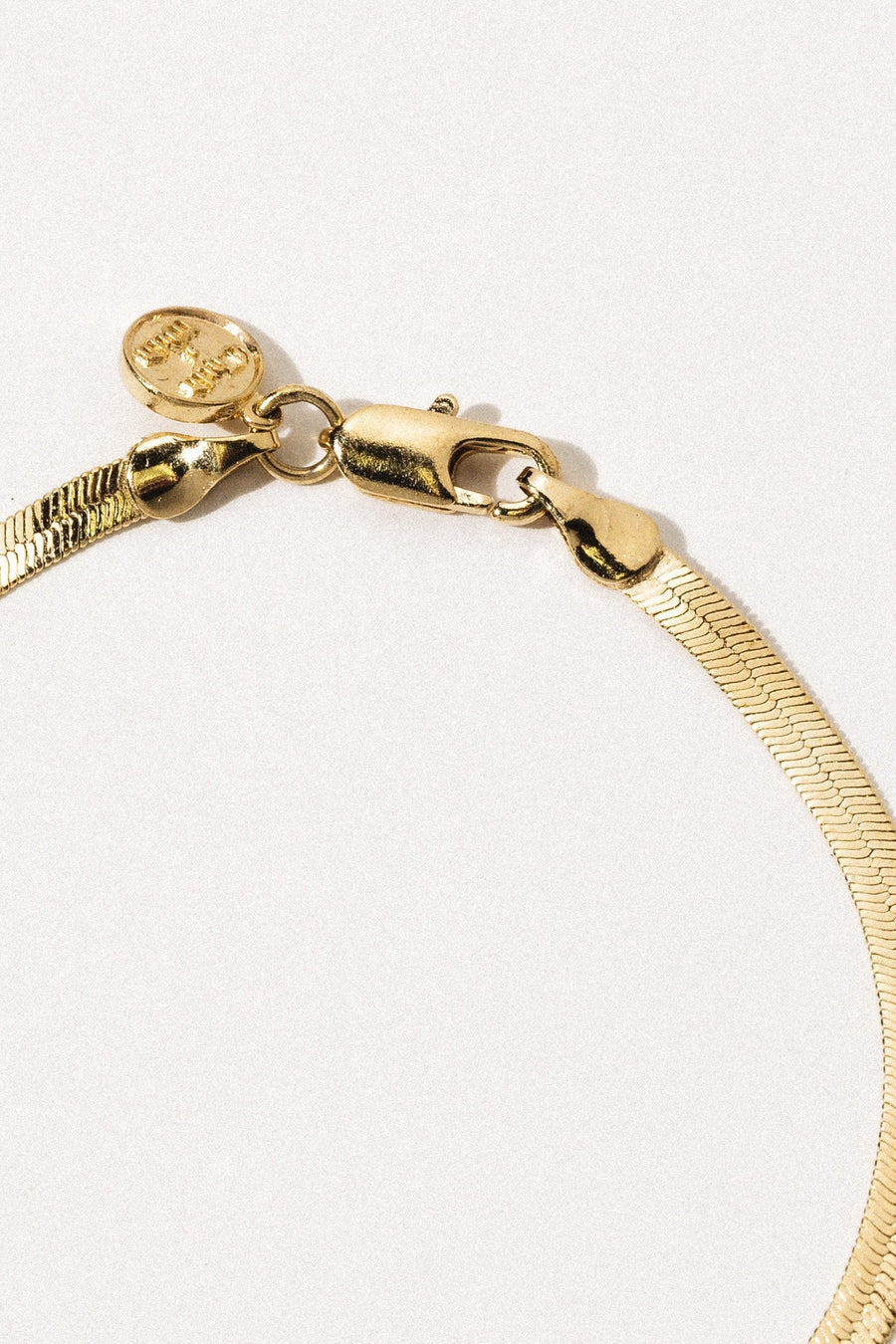 Tresor Jewelry Gold Ella Herringbone Bracelet