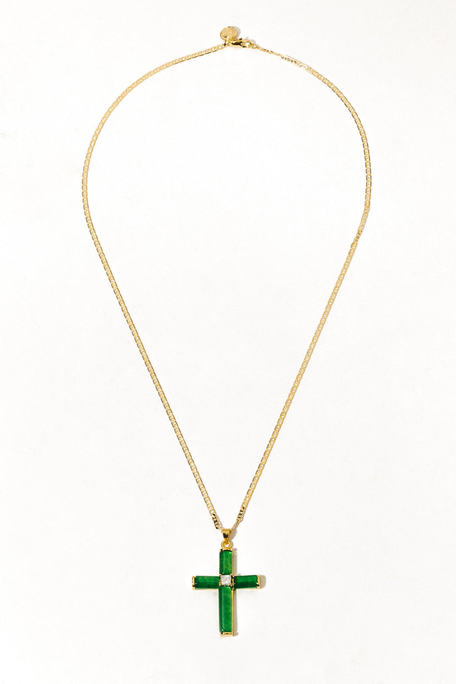 Dona Italia Jewelry Gold / 16 Inches Copy of Rosa Sacra Necklace
