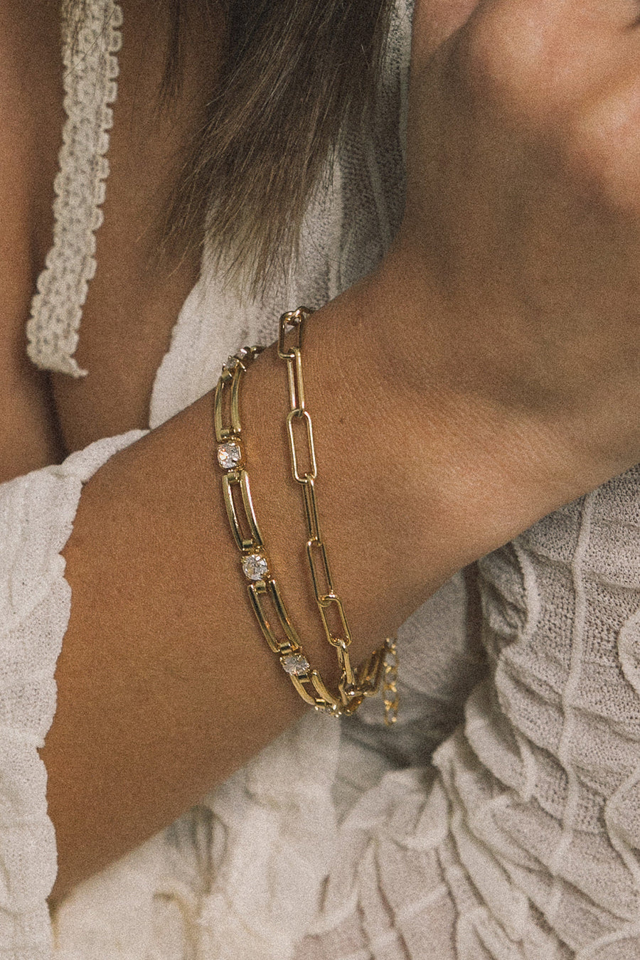 Goddess Jewelry Gold Link Chain Bracelet