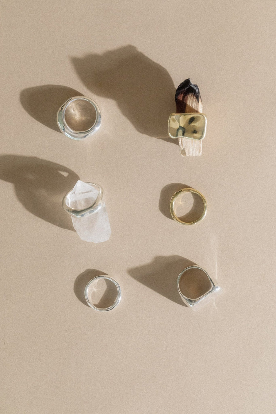 Cashmere Cactus Jewelry Radiance Ring.. Brass