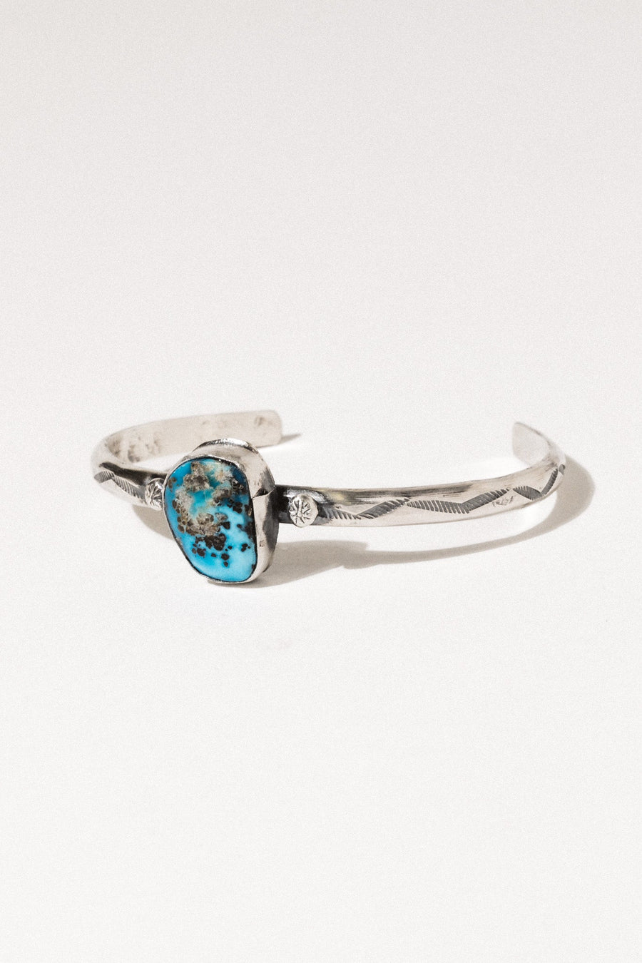 Al Zuni Jewelry Silver / Turquoise Rayen Turquoise Zuni Cuff