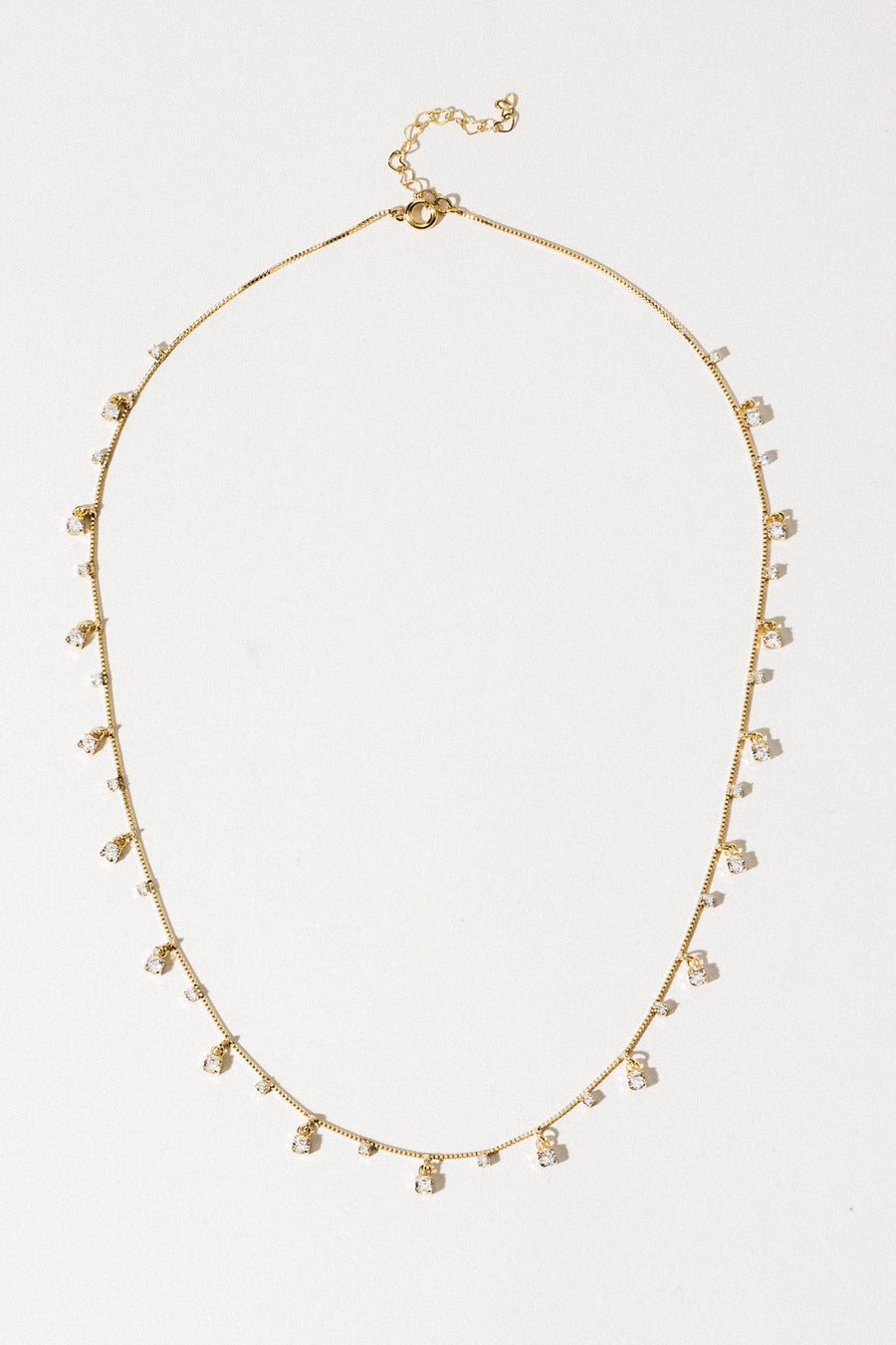 Dona Italia Jewelry Gold / 18 inches Salinas CZ Necklaces