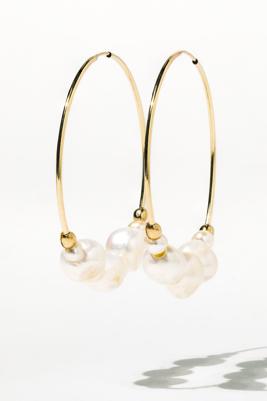 CGM Jewelry Gold Tefnut Pearl Earrings
