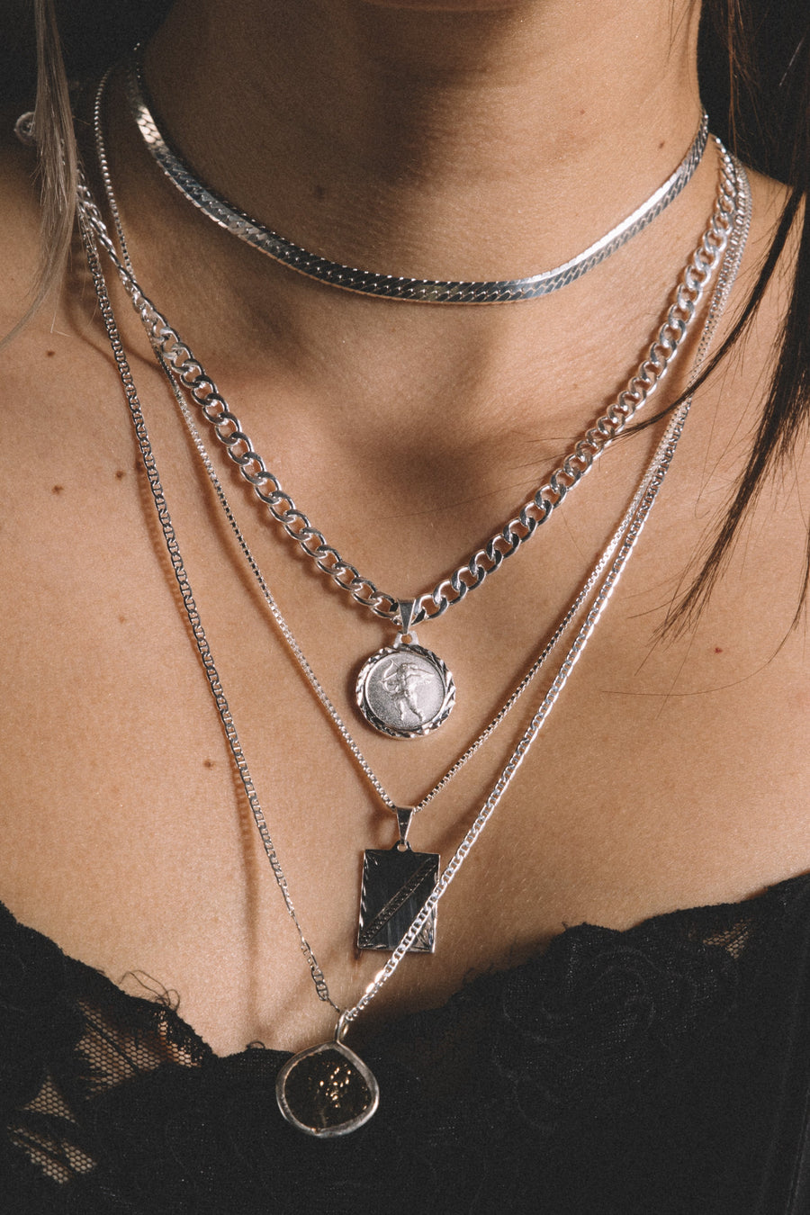 Dona Italia Jewelry Silver / 18 Inches The Cupid Necklace .:. Silver