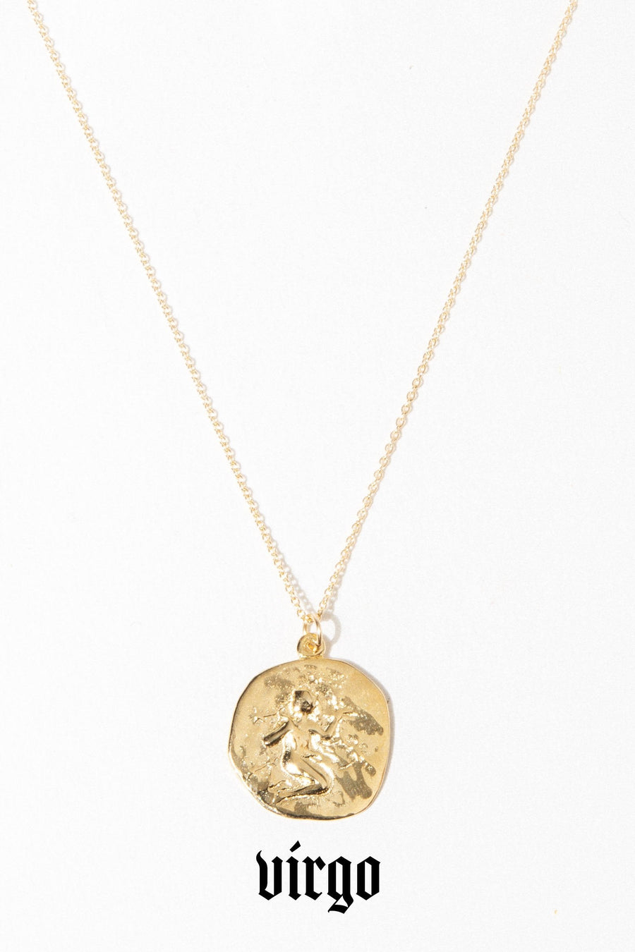 Studio Grun Jewelry Virgo / Gold / 20 inches Zodiac Necklace
