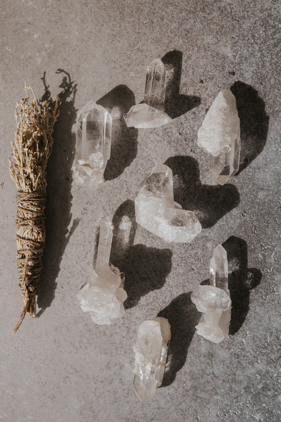 Western World Objects Small / FINAL SALE Enlightened Clear Quartz Clusters