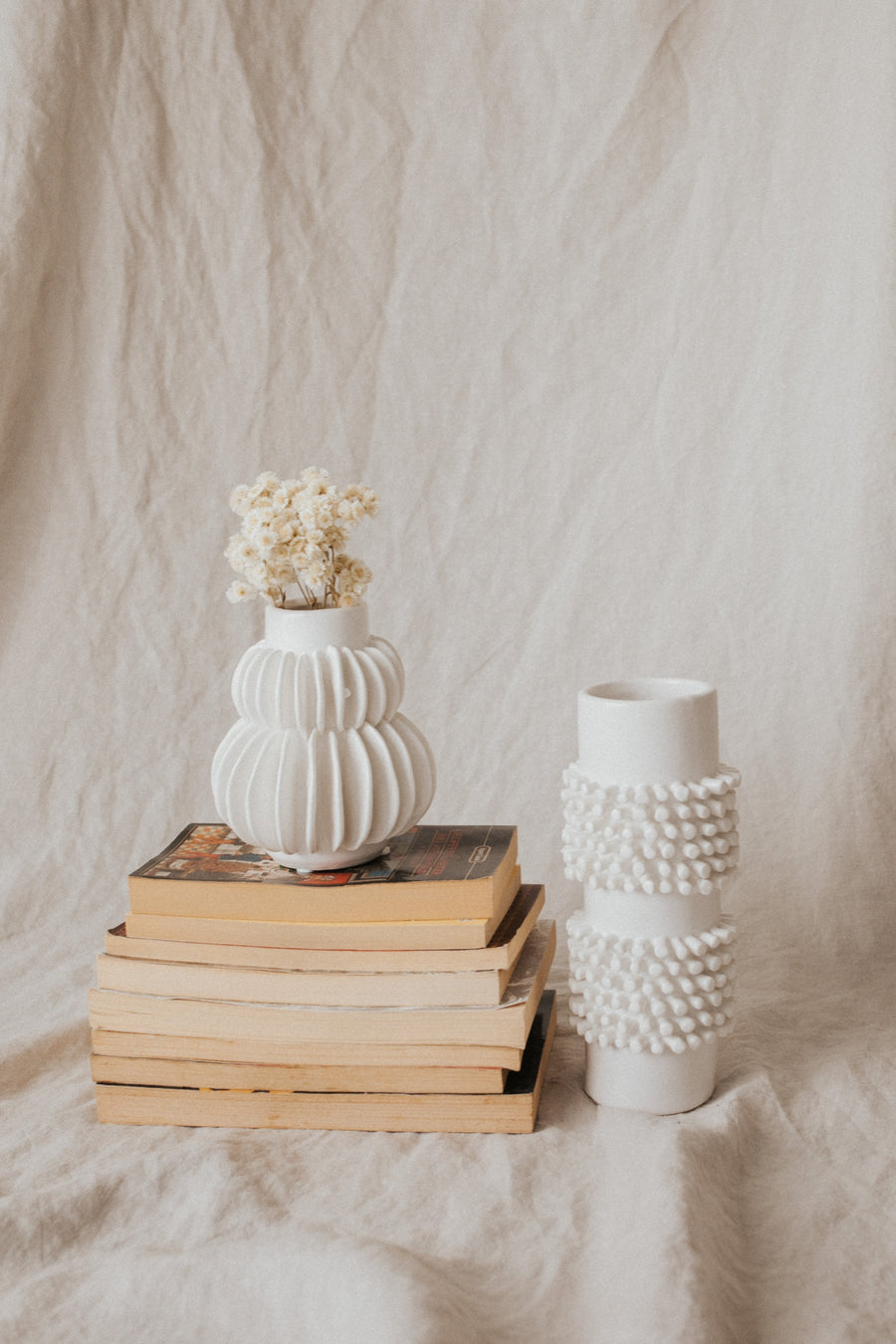 Bloomingville Objects White / FINAL SALE Piper Stoneware Vase
