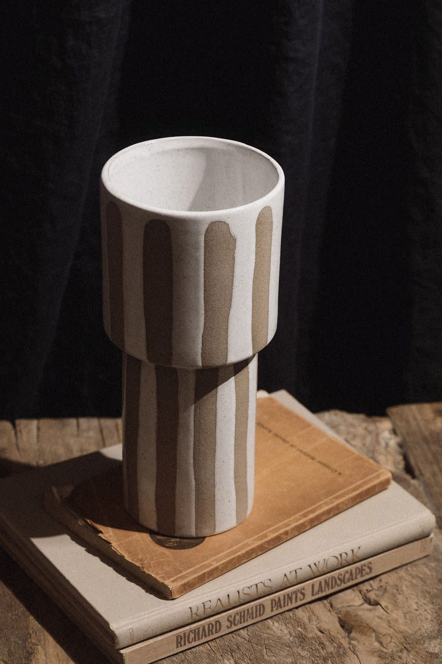 Bloomingville Objects White / FINAL SALE Poppy Stoneware Vase