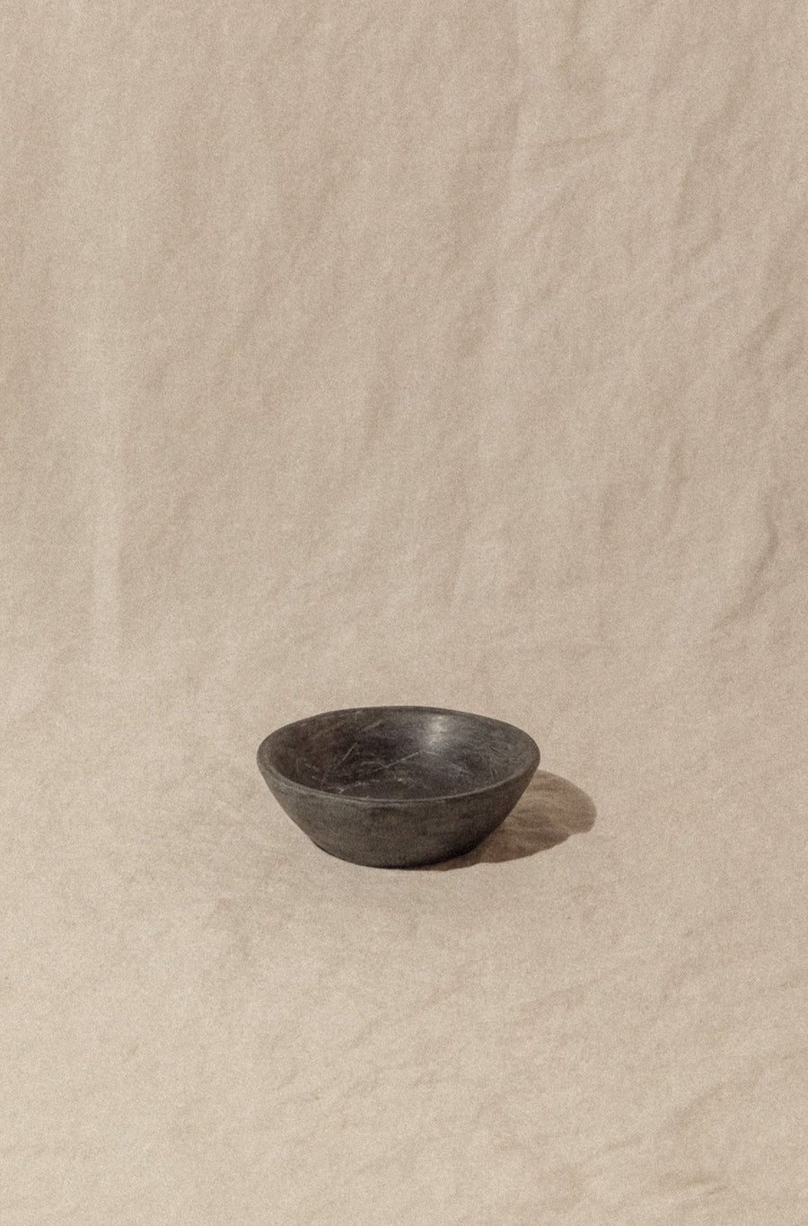 Indus Design Arizona Objects Black / FINAL SALE Shiva Vintage Indian Stone Dish