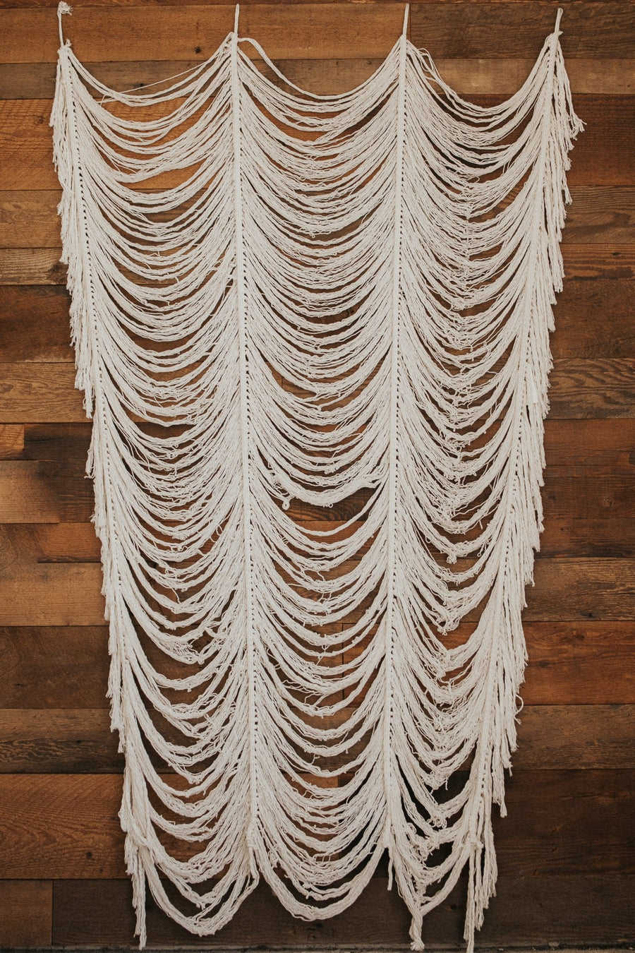 Nakawe Trading Objects Ivory Sierra Knot Curtain - Triple