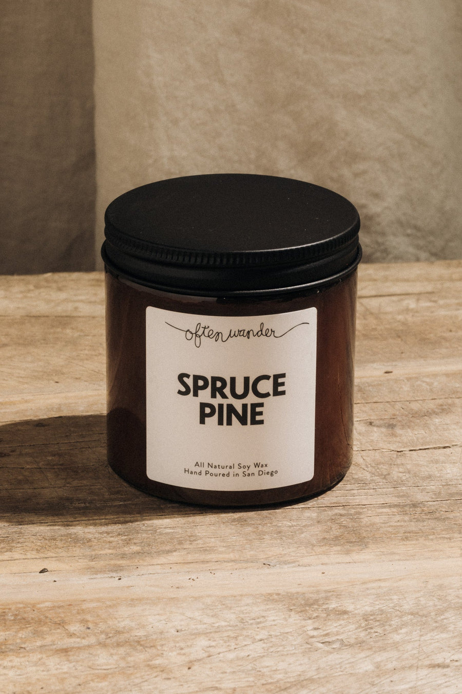 Often Wander Objects Signature Candle — Spruce Pine