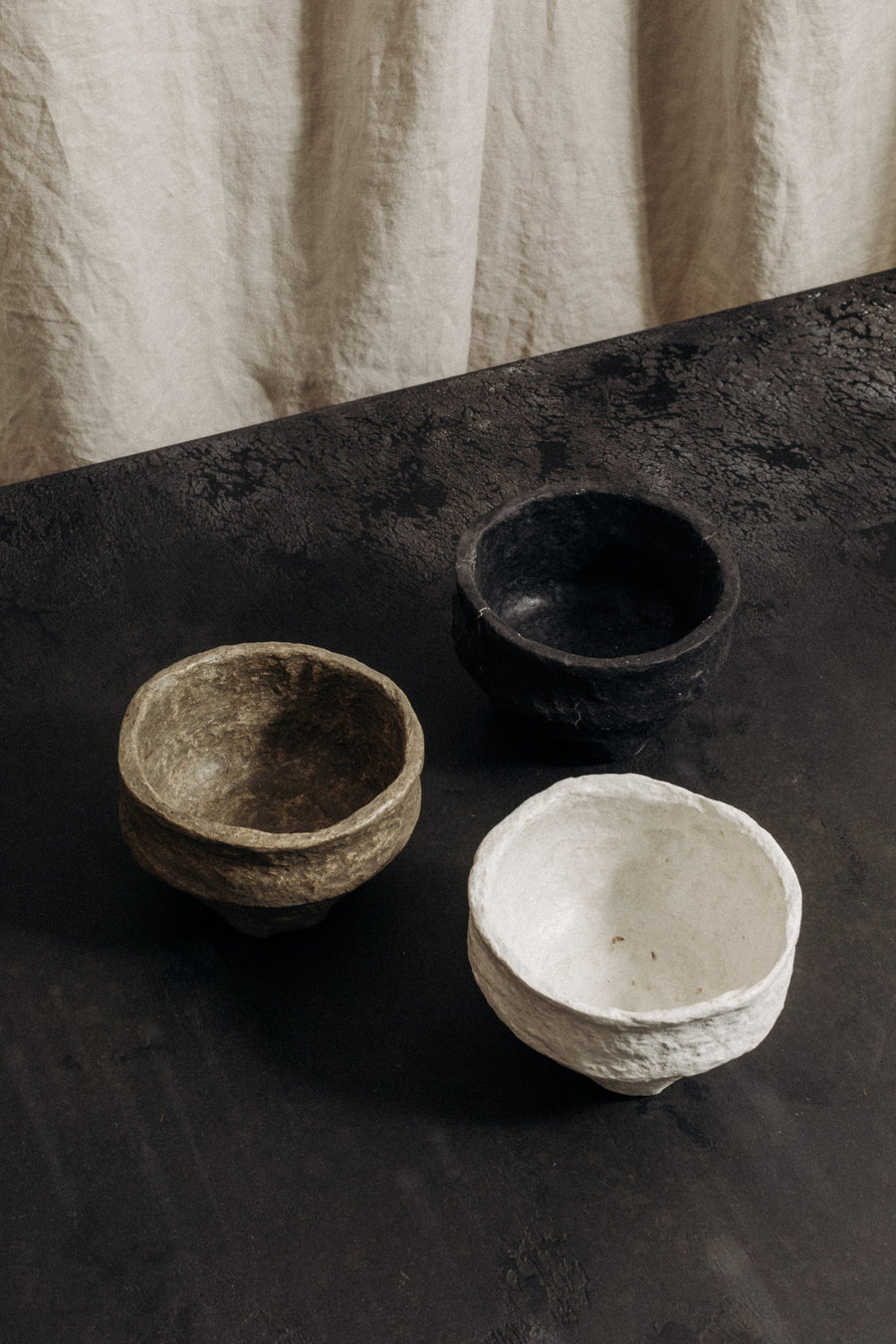 Creative Co-Op Objects Multi / FINAL SALE Tierra Paper Mache Bowl Set