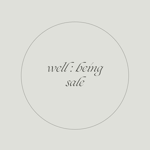 well : being sale