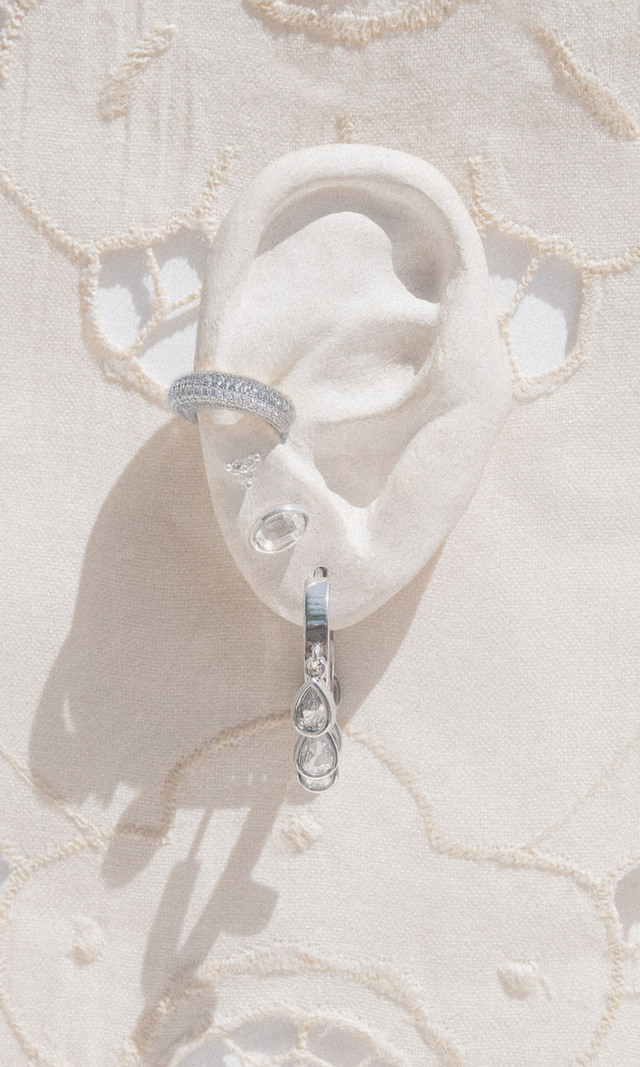 Eloise CZ Earrings .:. Silver