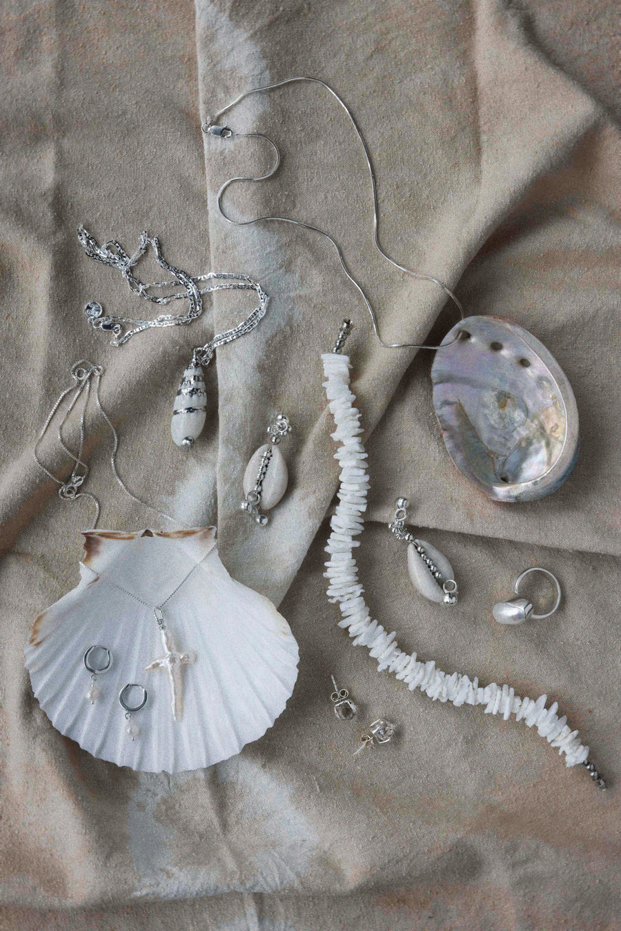 Salty Siren Abalone Necklace .:. Silver