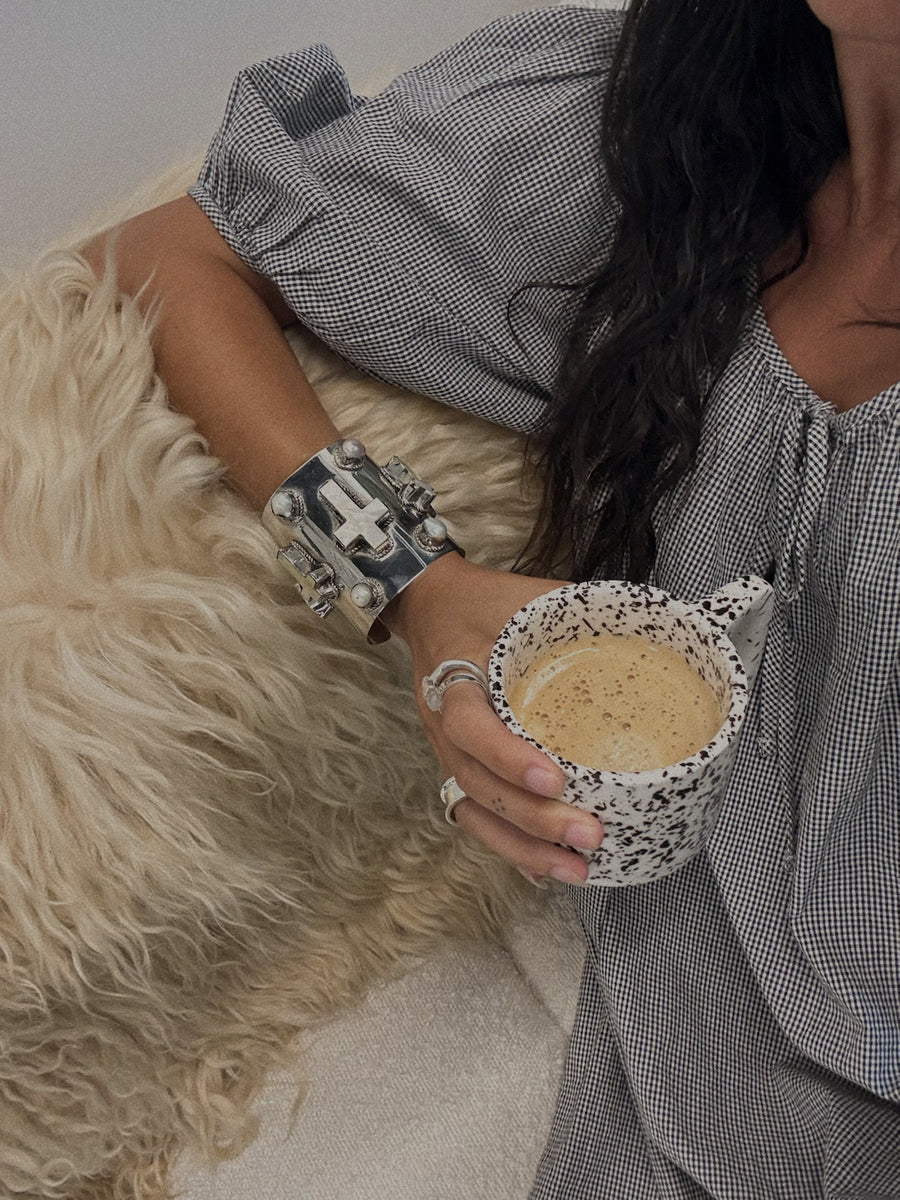 Divine Reflections Pearl Cuff