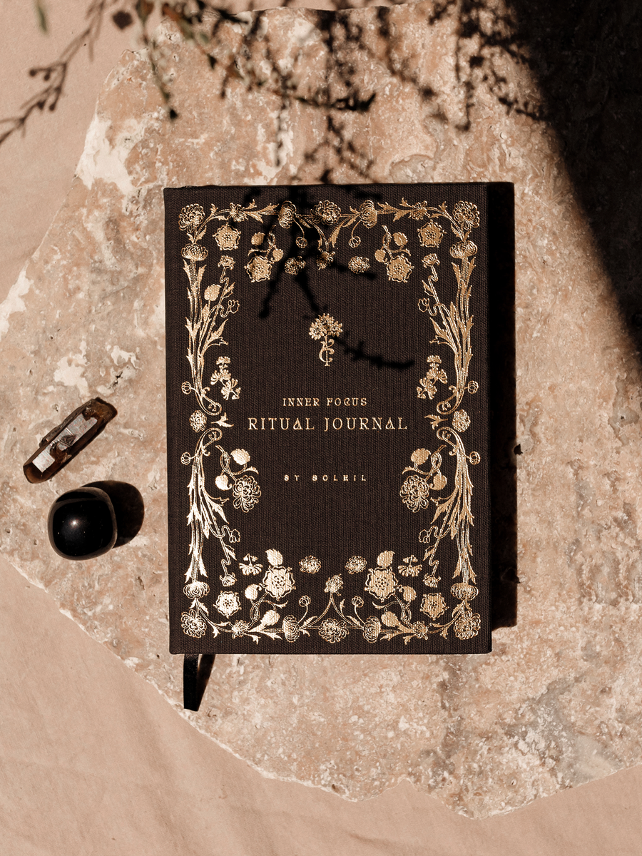 ST SOLEIL Inner Focus Linen Ritual Journal