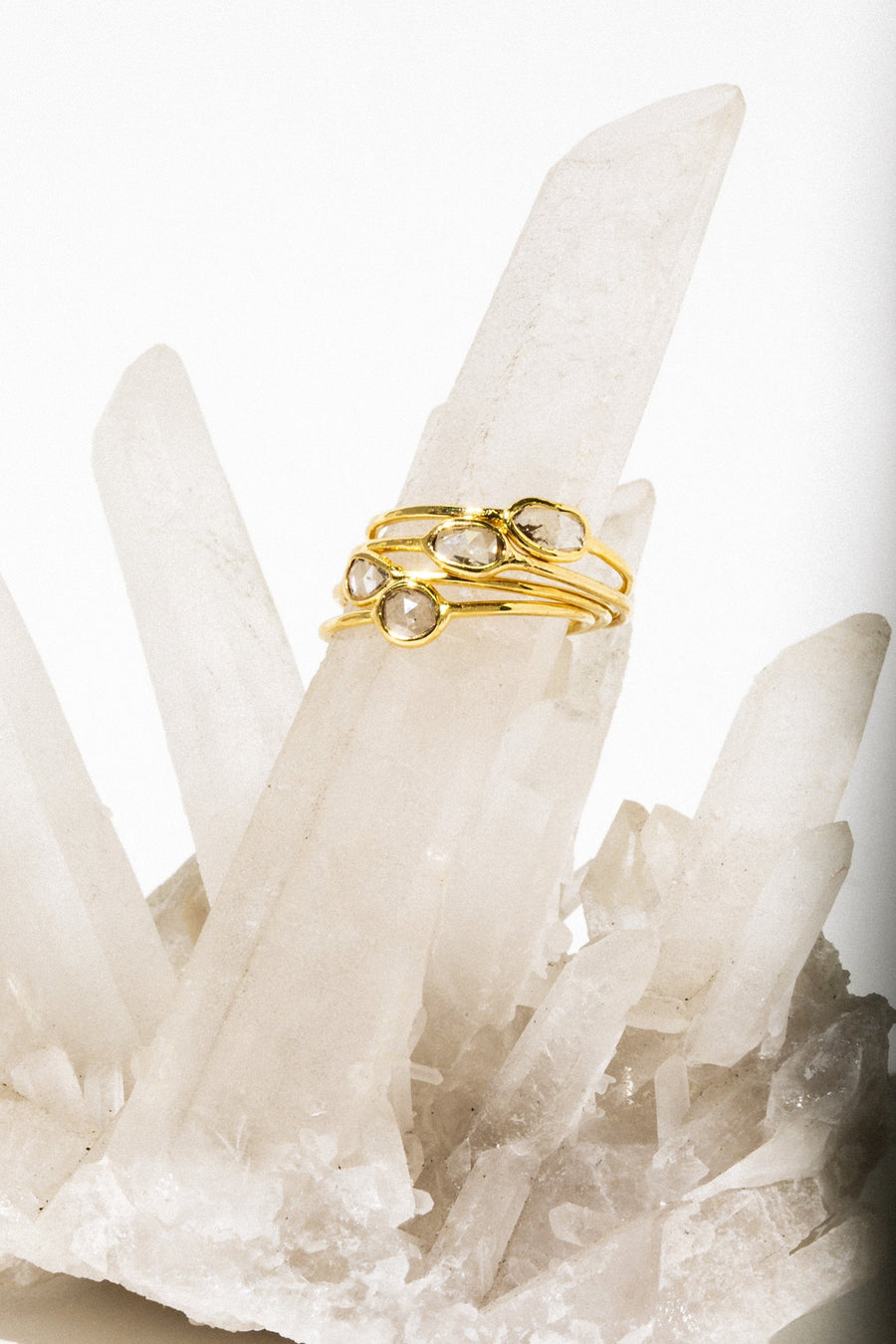 Slice Rings 10kt Diamond Slice Ring – Child of Wild