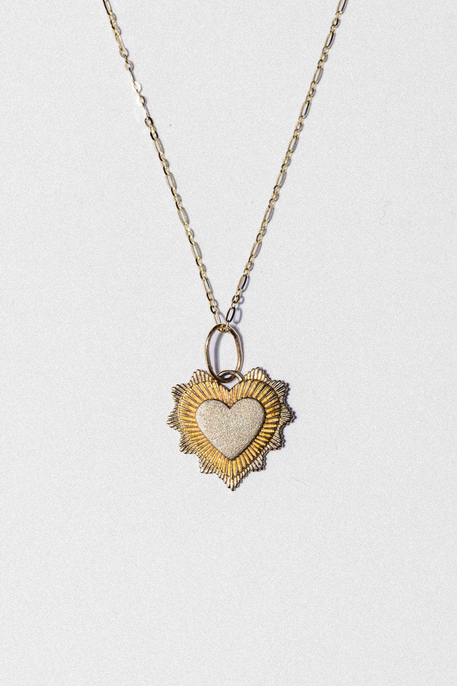 Tresor Jewelry Gold / 18 Inches 14kt Midas Heart Necklace