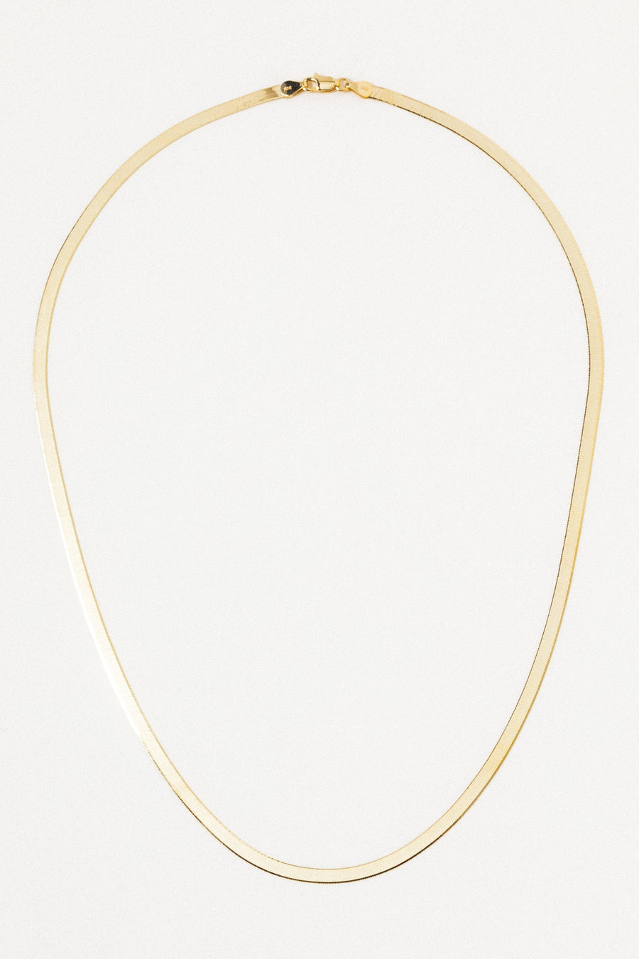 Tresor Jewelry Gold / 18 Inches 14kt Solstice Herringbone Necklace
