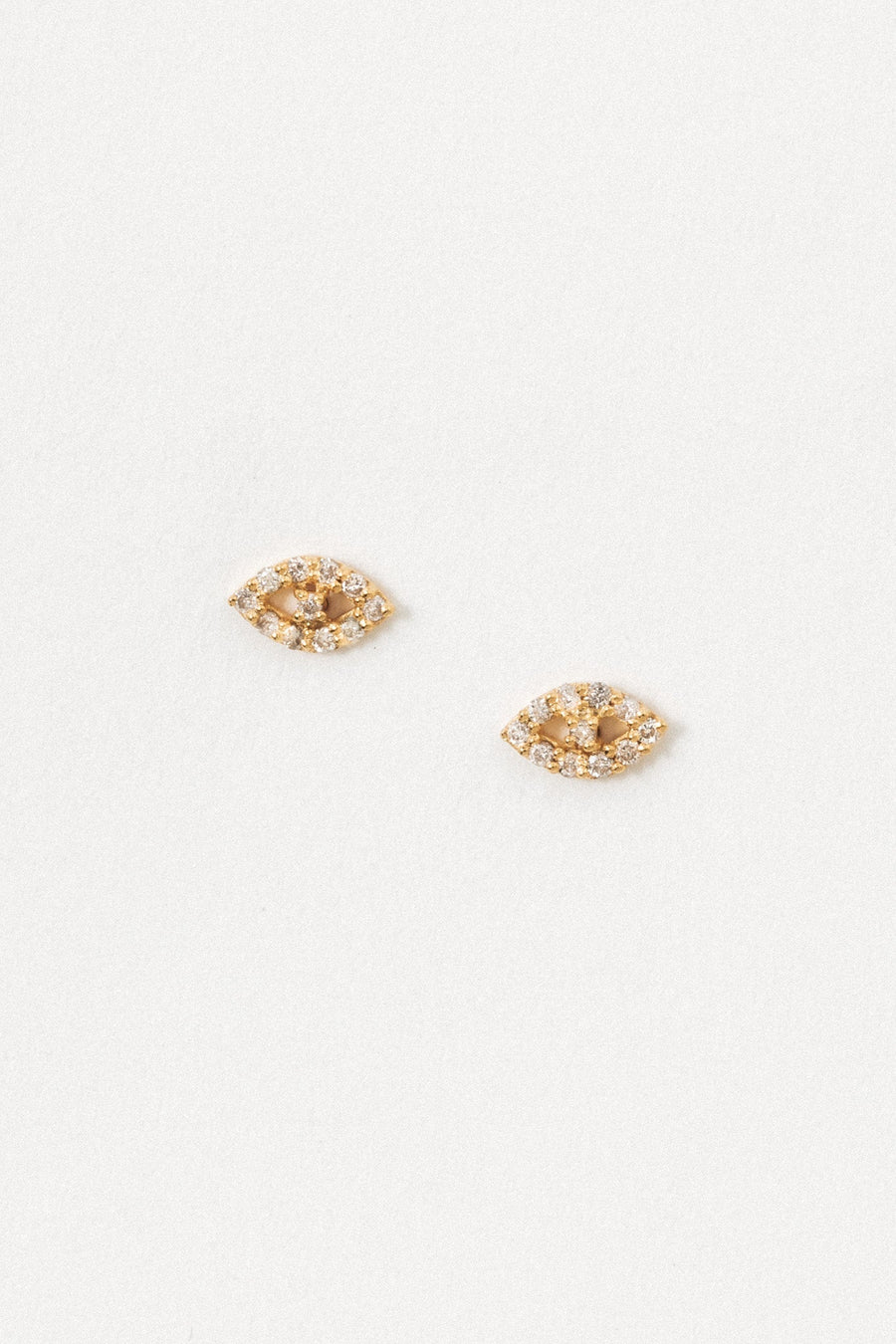 LA KAISER Jewelry Gold / Diamond 14kt Soul Vision Diamond Earrings