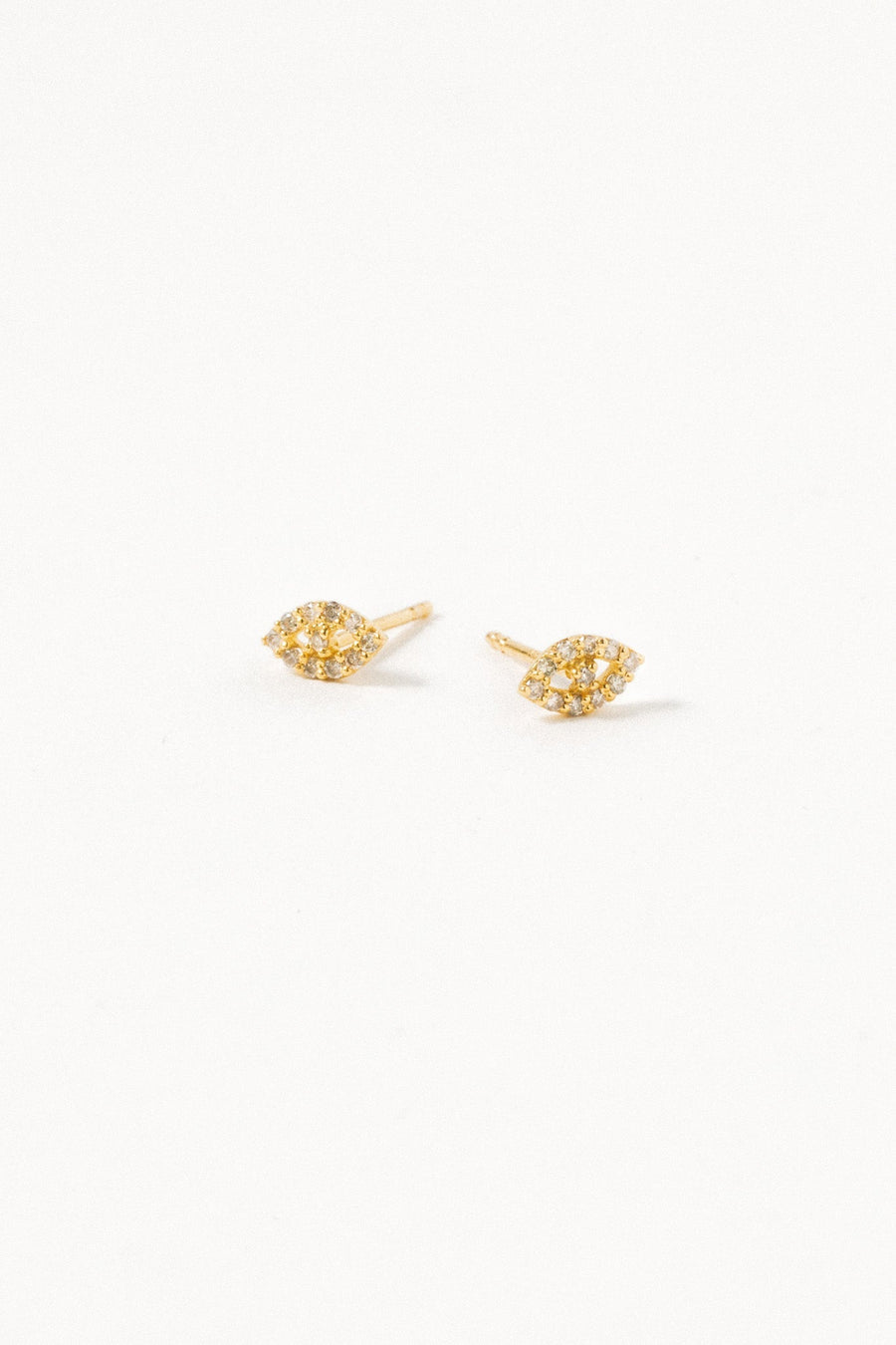 LA KAISER Jewelry Gold / Diamond 14kt Soul Vision Diamond Earrings