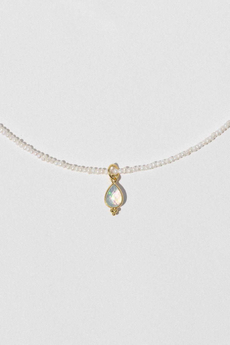 Donna Italiana Jewelry Gold / 15 Inches 9K Divine Opal Necklace