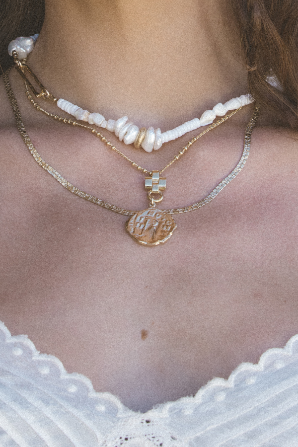 Goddess Jewelry Gold / 14 inches Ancient Paradigm Necklace…