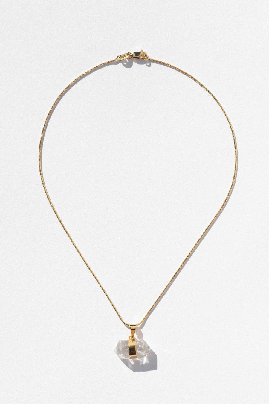 Donna Italiana Jewelry Gold / 16 Inches Ancient Wisdom Quartz Necklace .:. Gold