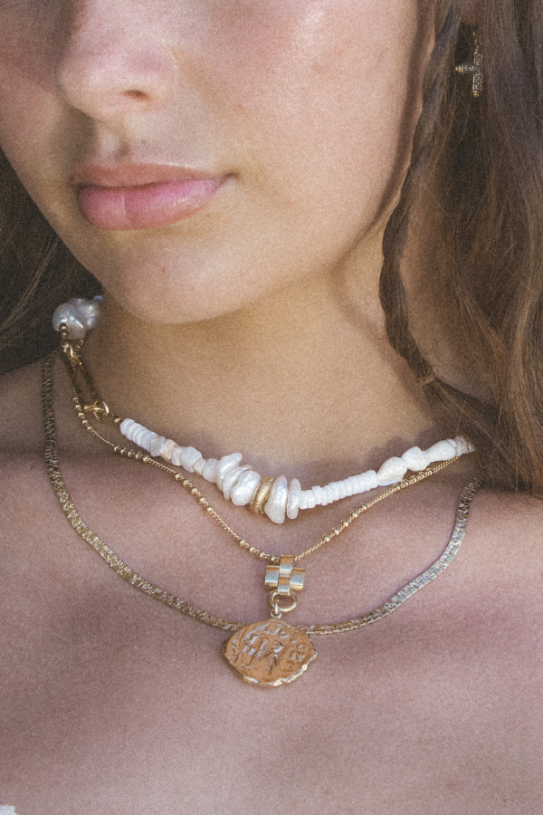 Goddess Jewelry Gold / 20 Inches Angelo Deco Necklace