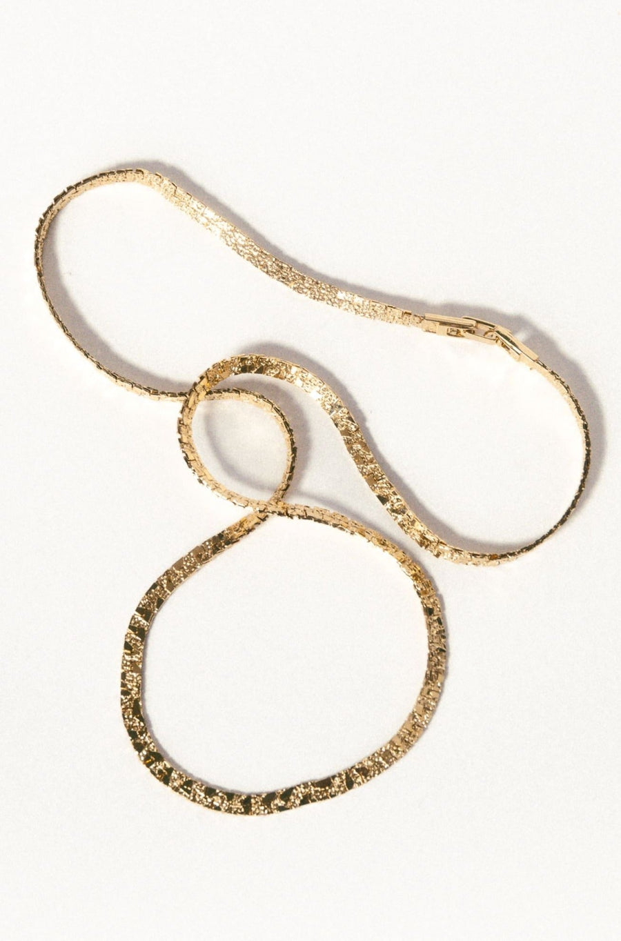 Tresor Jewelry Gold / 16 Inches Herringbone Necklace