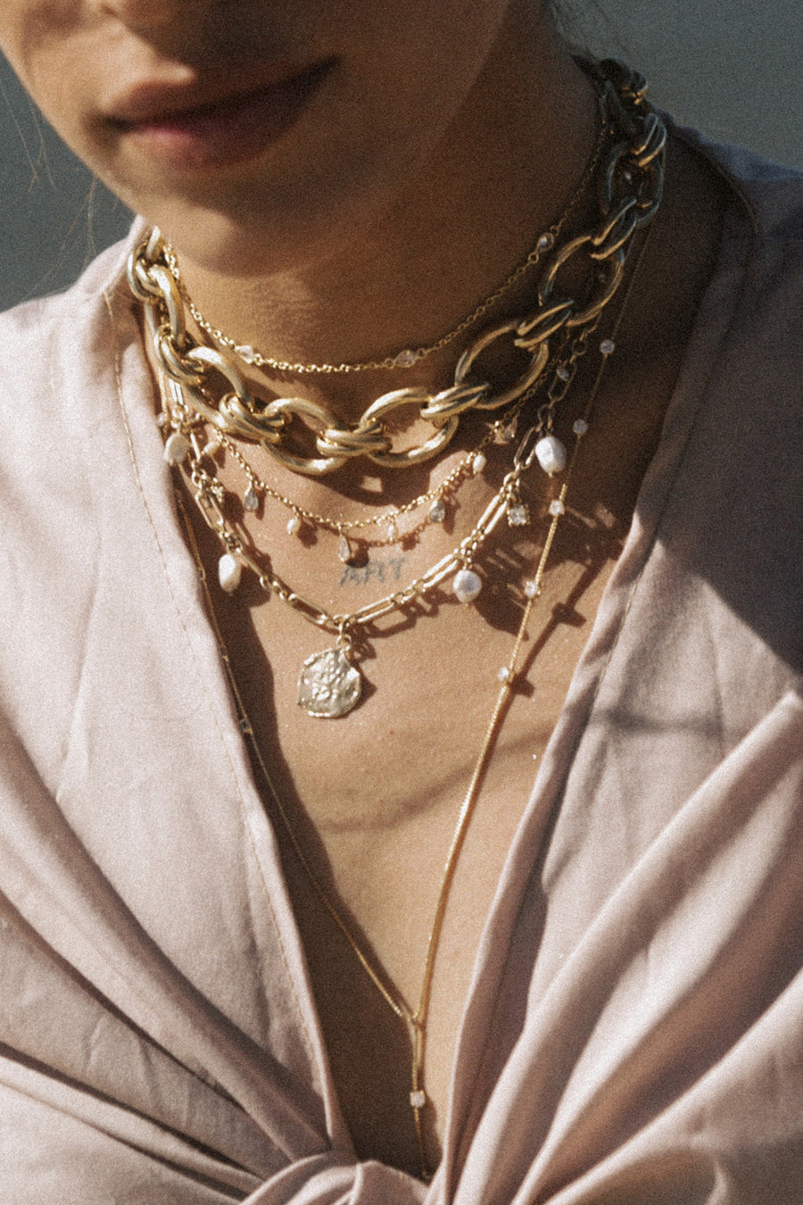 Goddess Jewelry Gold / 12 Inches Antonella Chain Choker