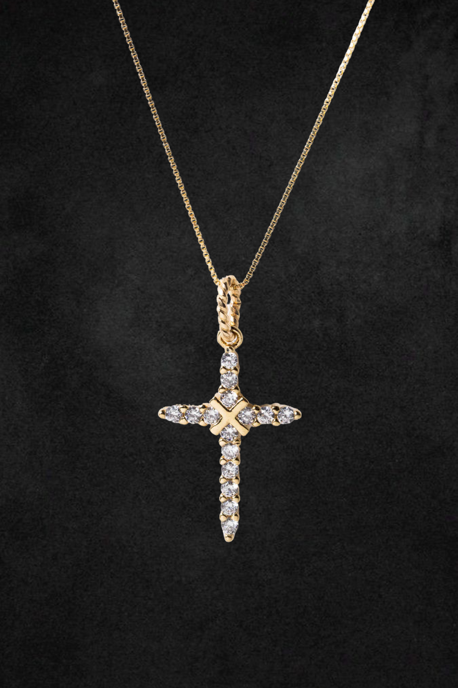 Child of Wild Jewelry Gold / 20 Inches Antonia CZ Cross Necklace