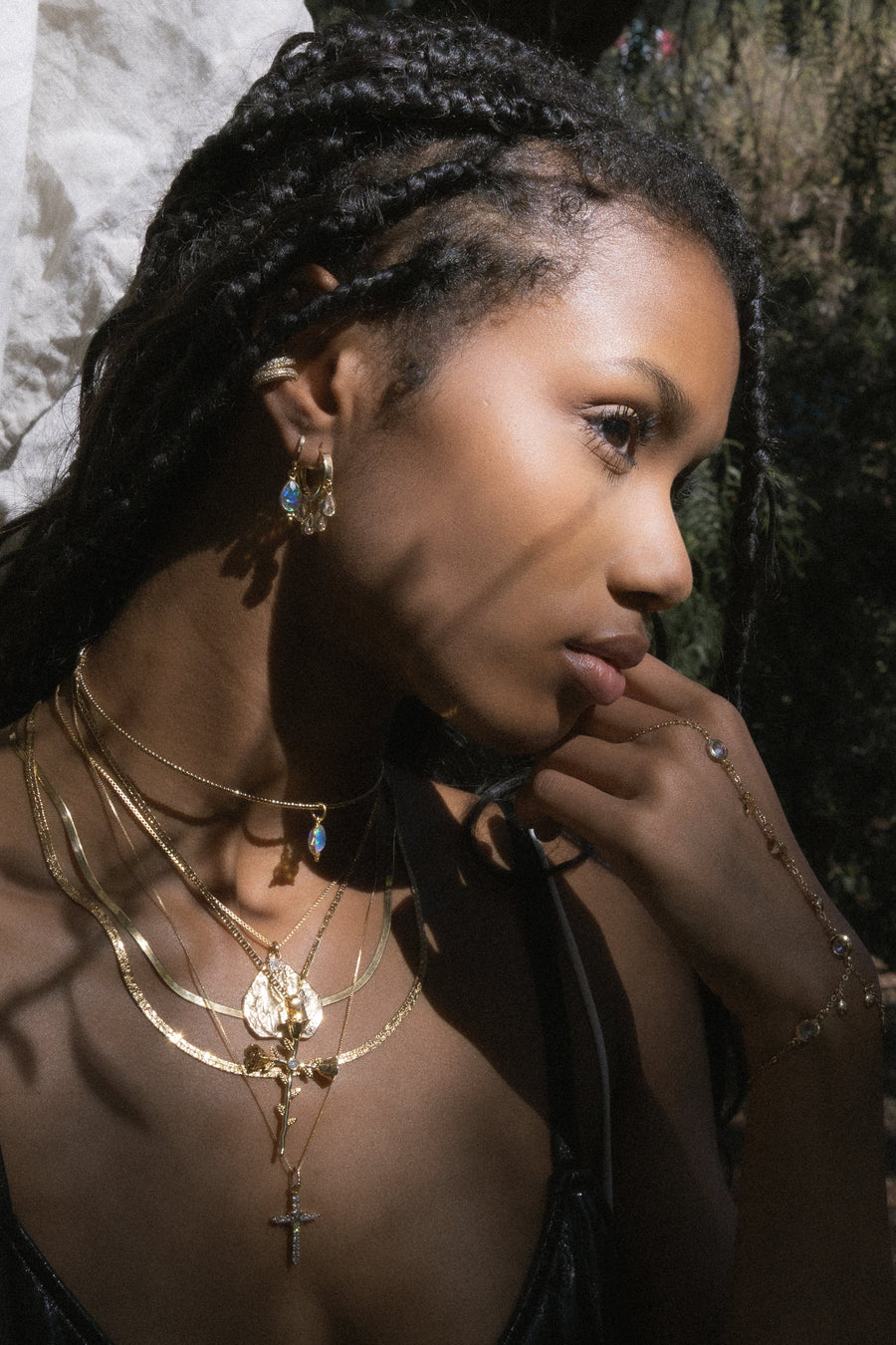 Child of Wild Jewelry Gold / 20 Inches Antonia CZ Cross Necklace