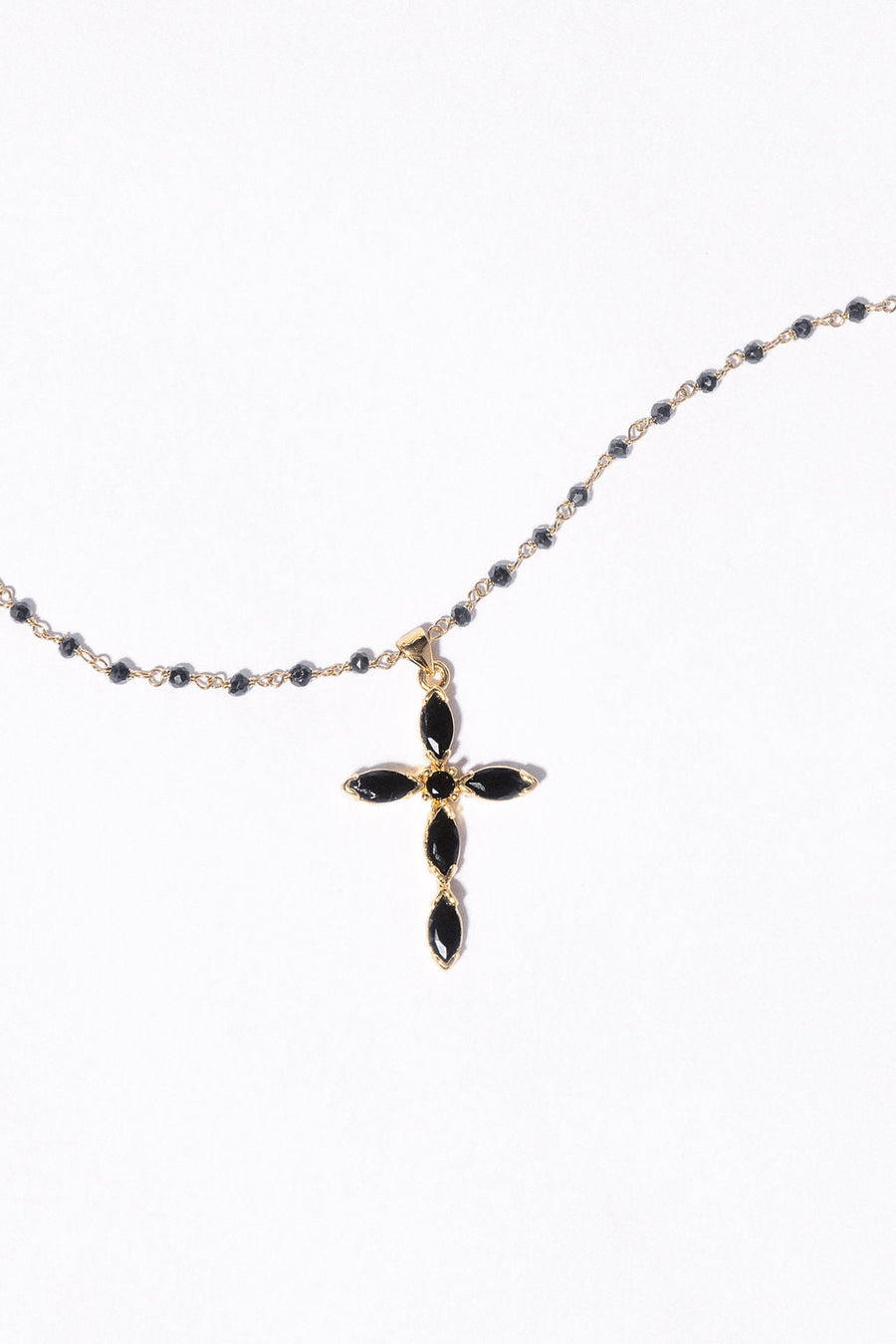 Child of Wild Jewelry Gold / 16 Inches Archangel Cross Necklace