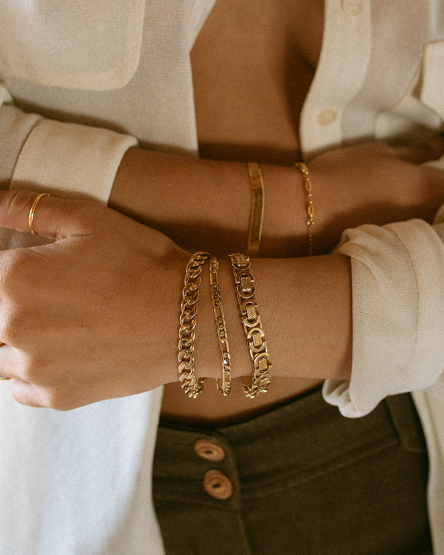 Sparrow Jewelry Gold Asher Chain Bracelet