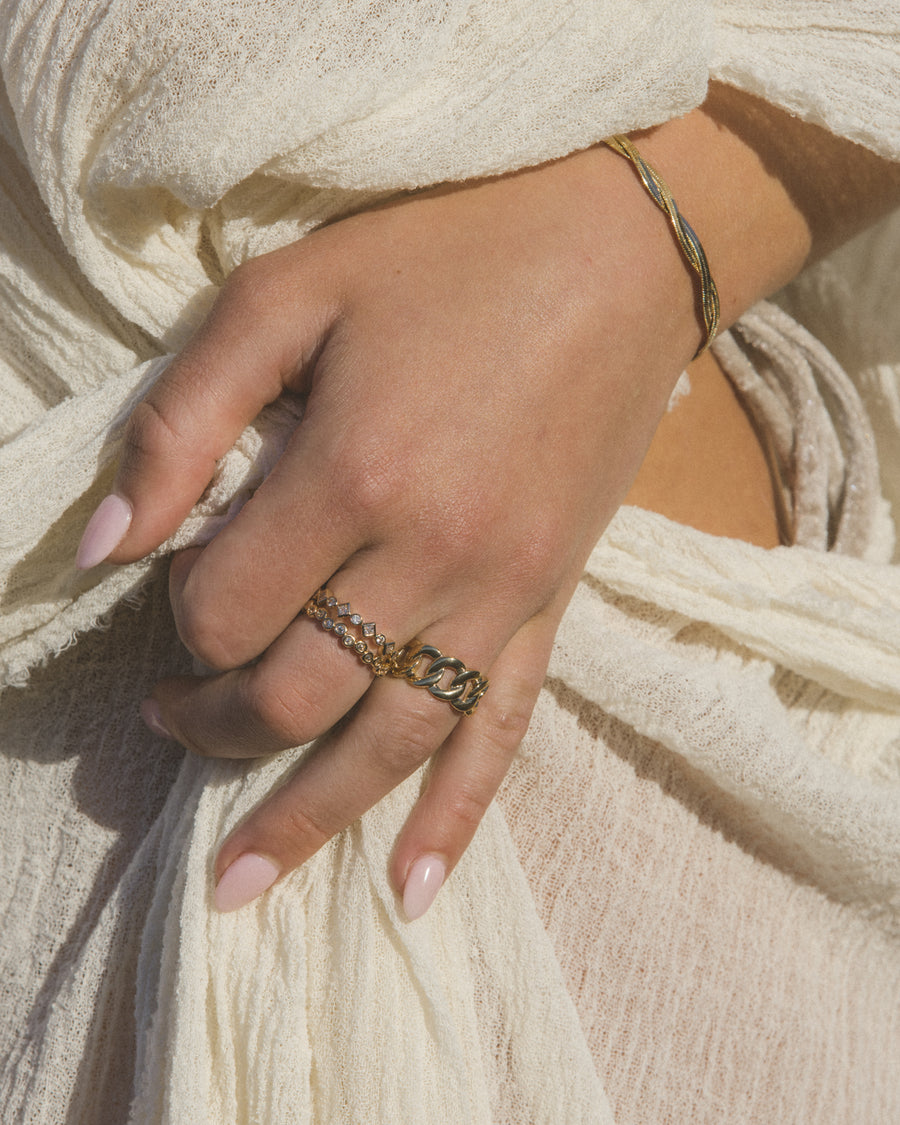 Monplaisir Fashion Jewelry Asteria CZ Ring