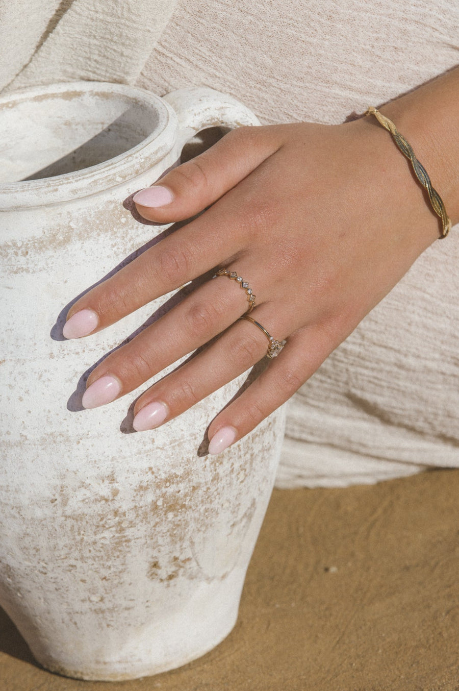 Monplaisir Fashion Jewelry Asteria CZ Ring