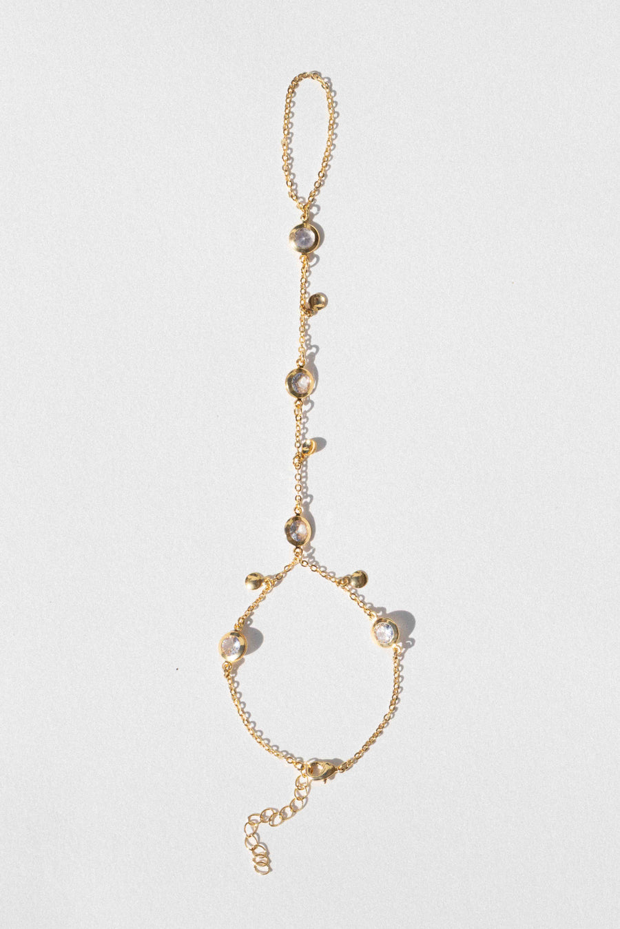 Child of Wild Jewelry Gold / 7 Inches Astraea CZ Hand Chain