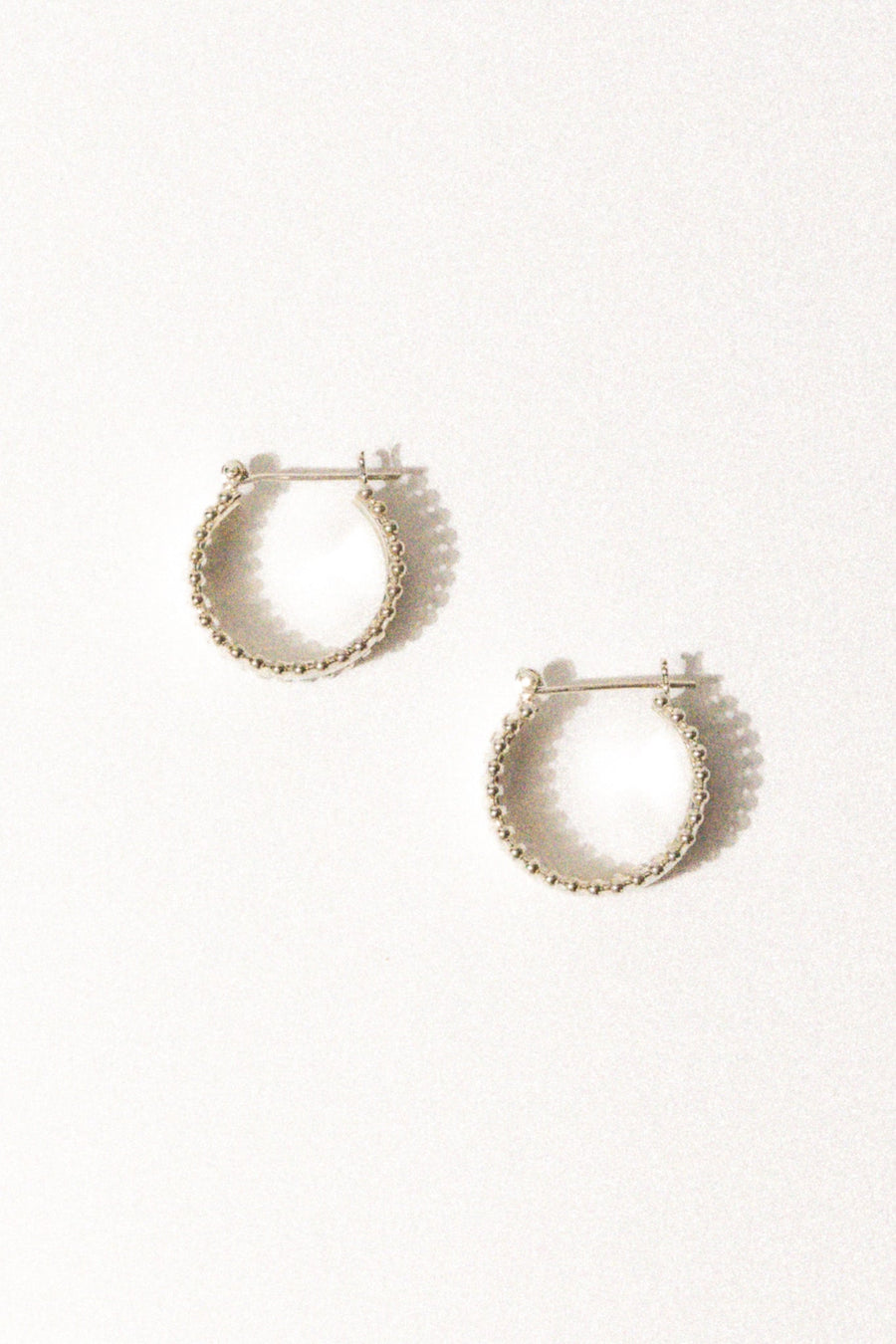 Silver Italiano Jewelry Silver Astrid Dotted Hoops