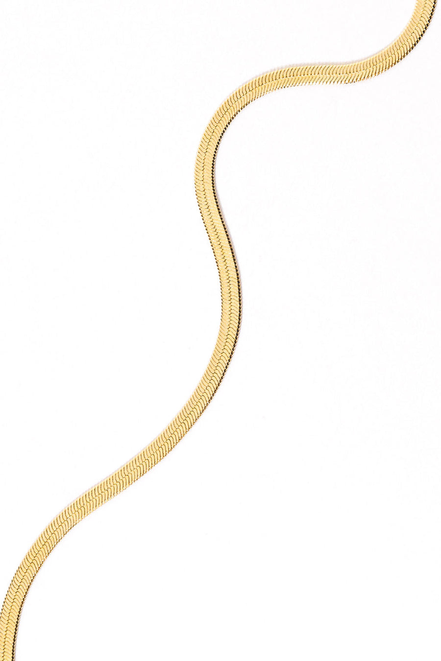 Donna Italiana Jewelry Gold Atlas Herringbone Anklet