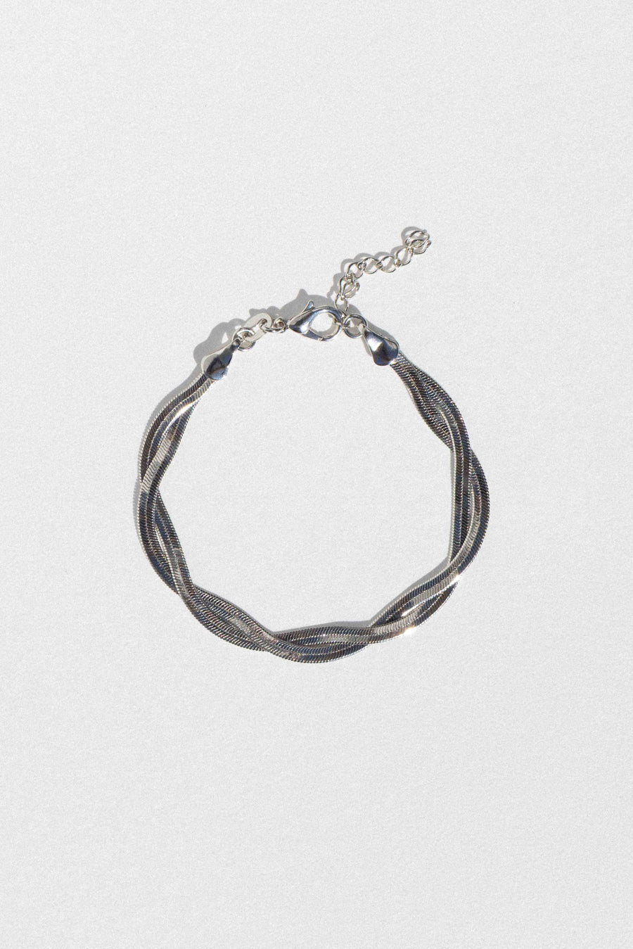 Jewelry Silver Aureline Braided Bracelet .:. Silver