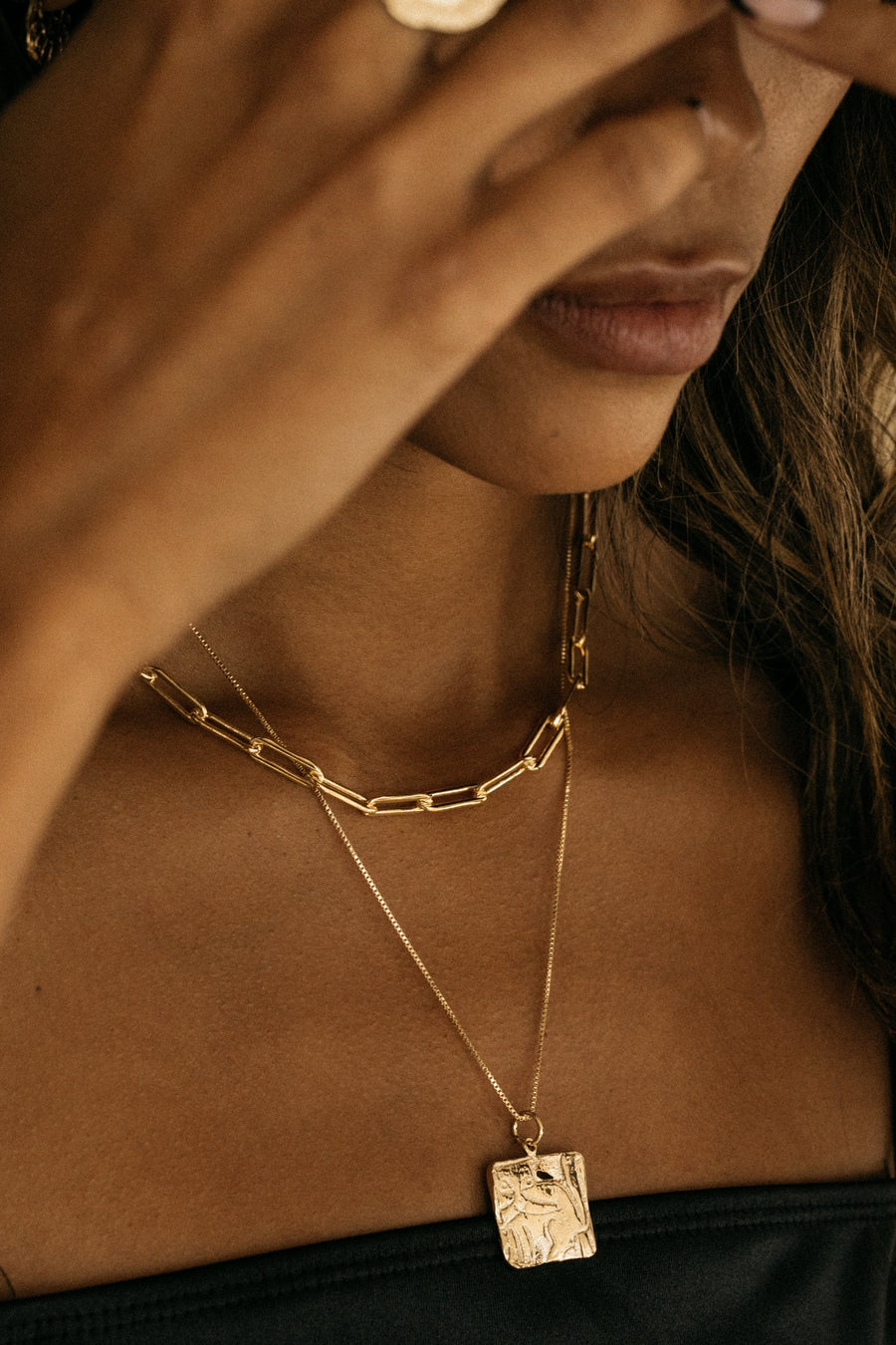 Dona Italia Jewelry Gold / 18 Inches Bastet Necklace