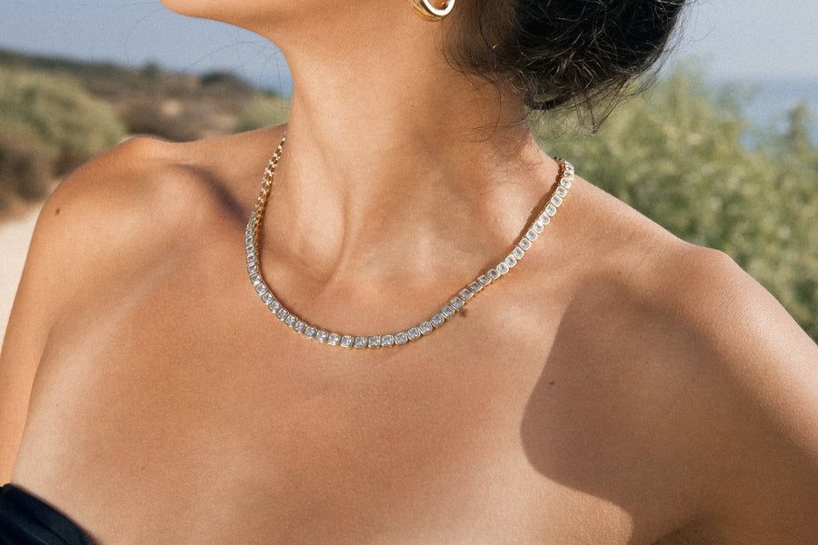 Child of Wild Jewelry Gold / 16 Inches Blair Tennis Necklace